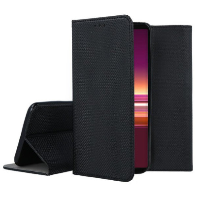 Кожени калъфи Кожени калъфи за Sony Кожен калъф тефтер и стойка Magnetic FLEXI Book Style за Sony Xperia 5 черен